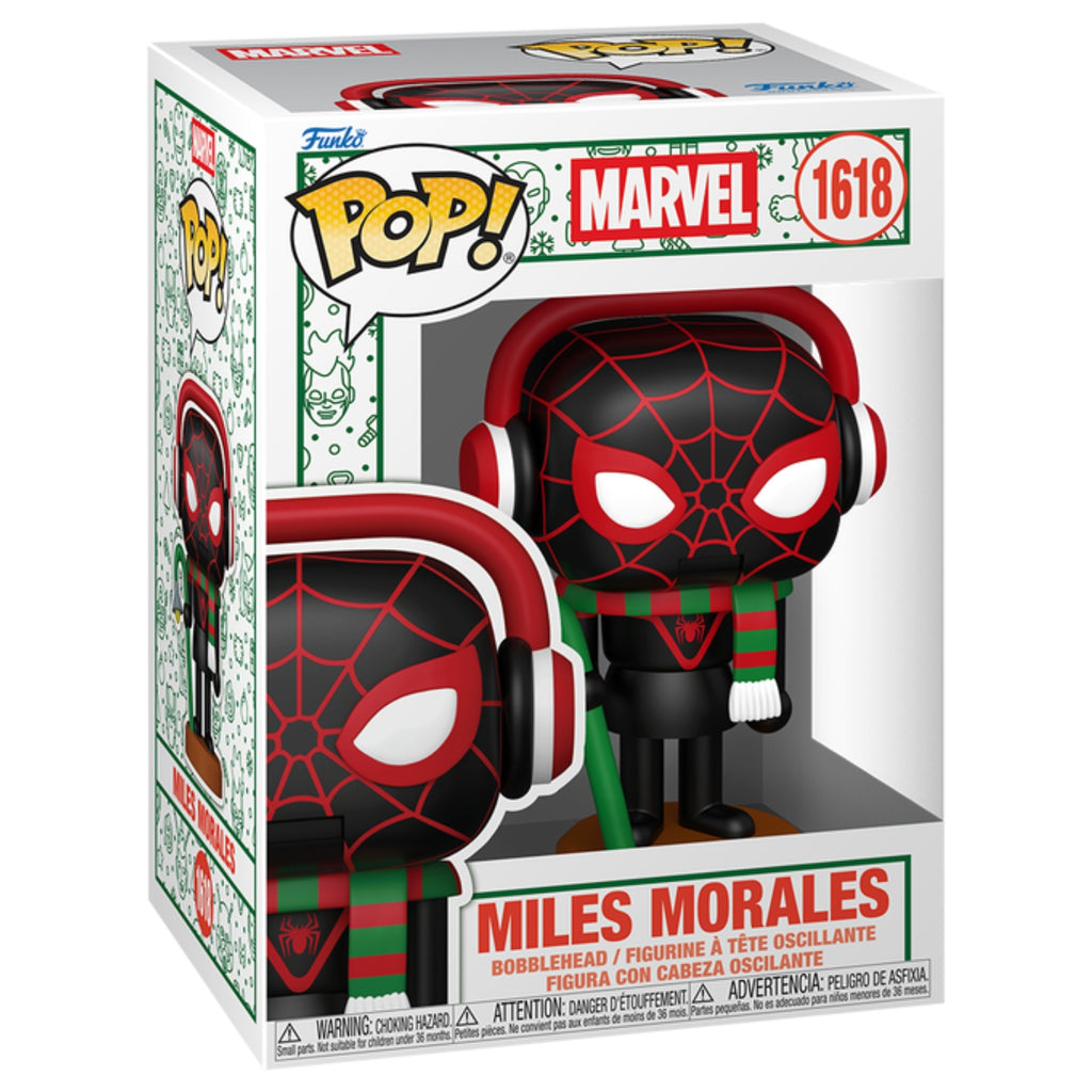 FUNKO POP! MARVEL HOLIDAY MILES MORALES no1618