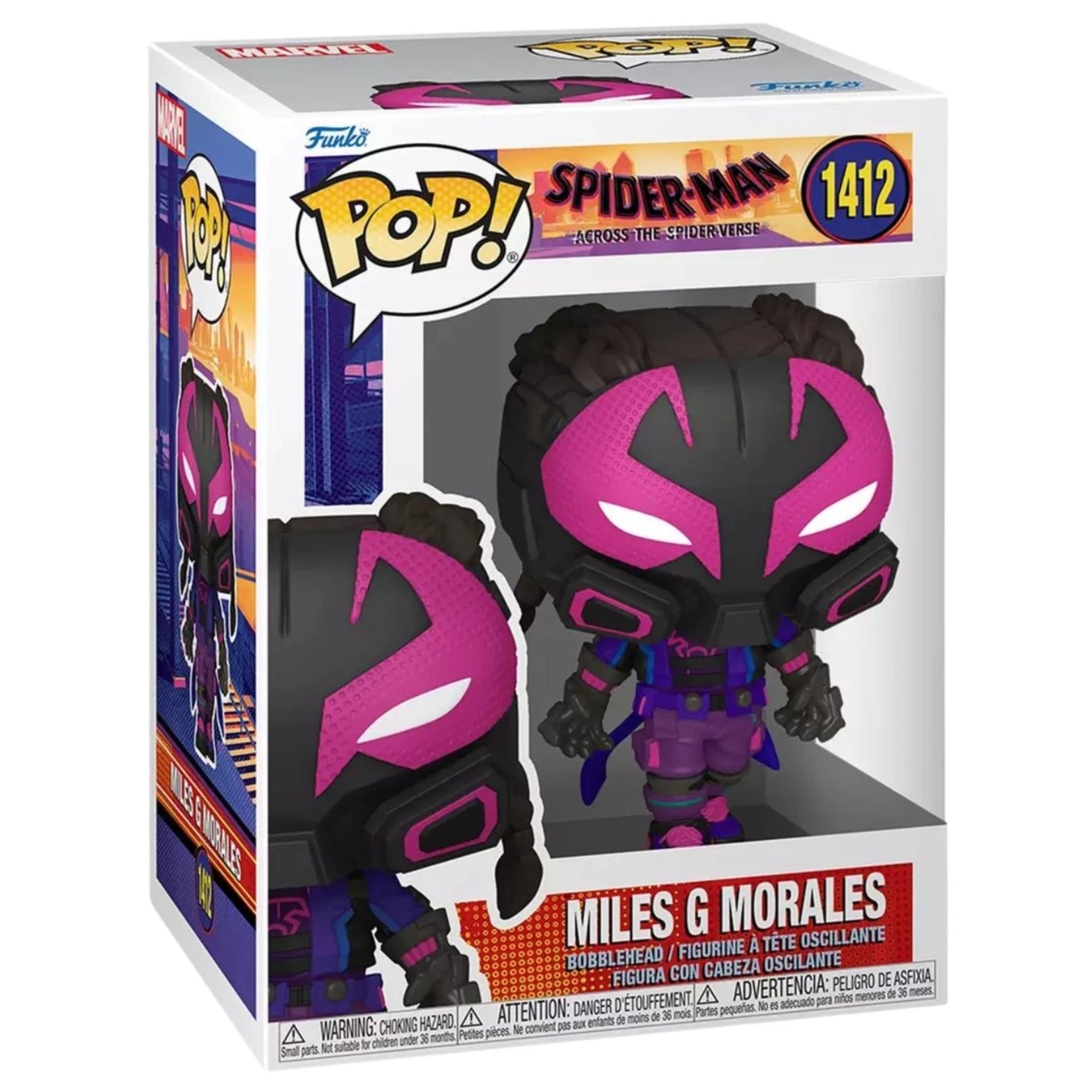 FUNKO POP! MARVEL SPIDER-MAN ACROSS THE SPIDER-VERSE MILES G MORALES no1412