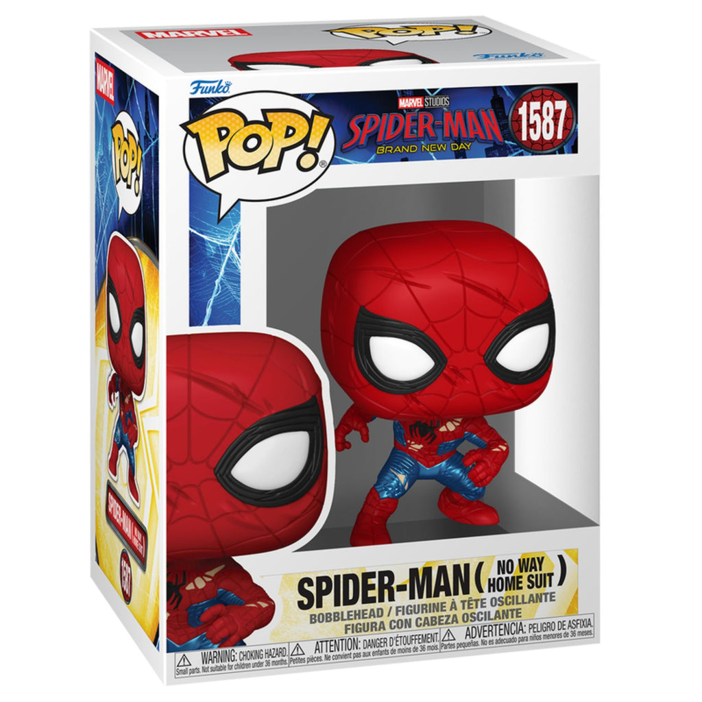 FUNKO POP! MARVEL SPIDER-MAN BRAND NEW DAY SPIDER-MAN NO WAY HOME SUIT no1587
