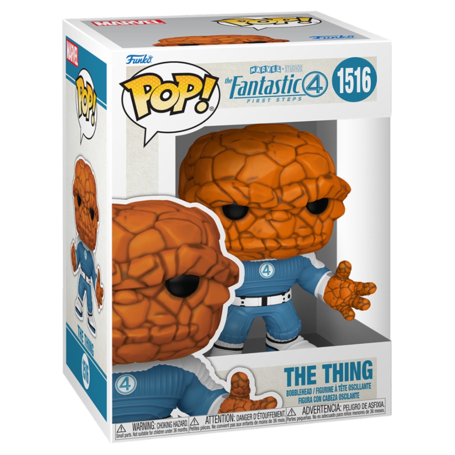 FUNKO POP! MARVEL THE FANTASTIC 4 FIRST STEPS THE THING no1516