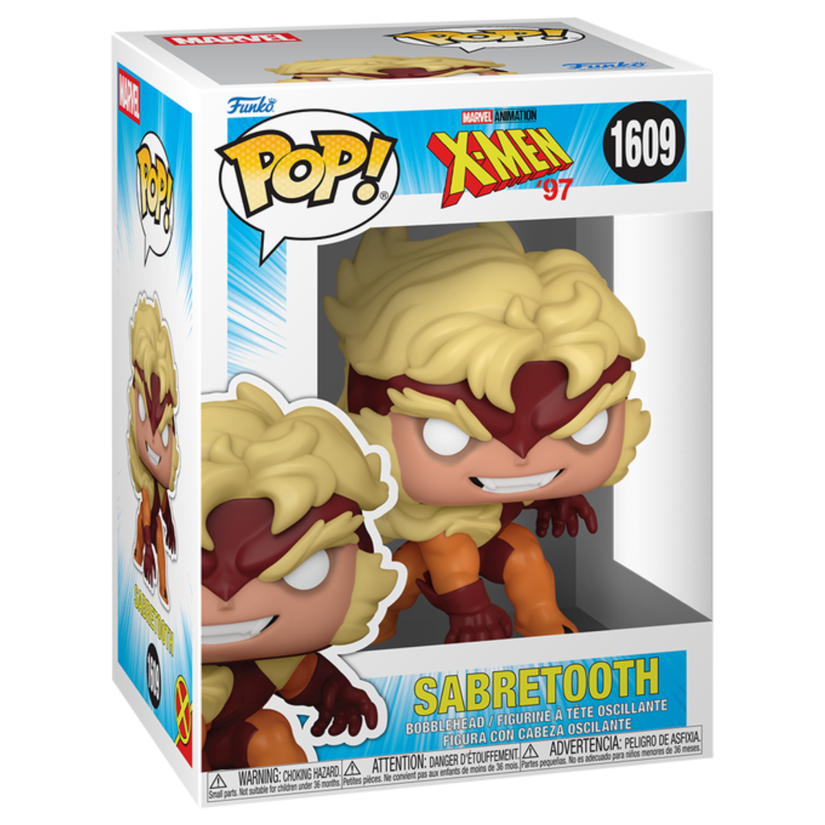 FUNKO POP! MARVEL X-MEN 97 SABRETOOTH no1609