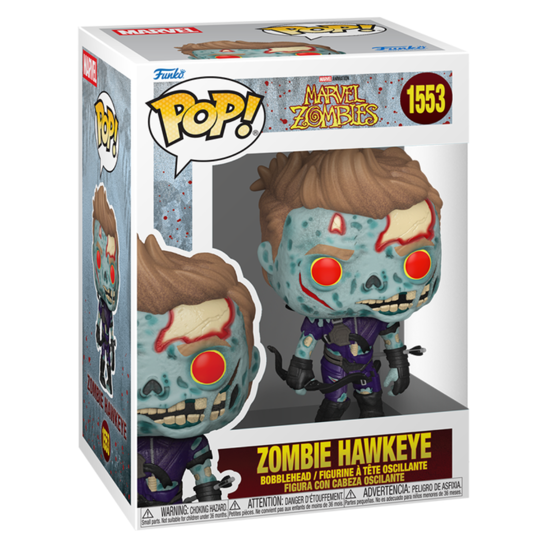 FUNKO POP! MARVEL ZOMBIES ZOMBIE HAWKEYE no1553