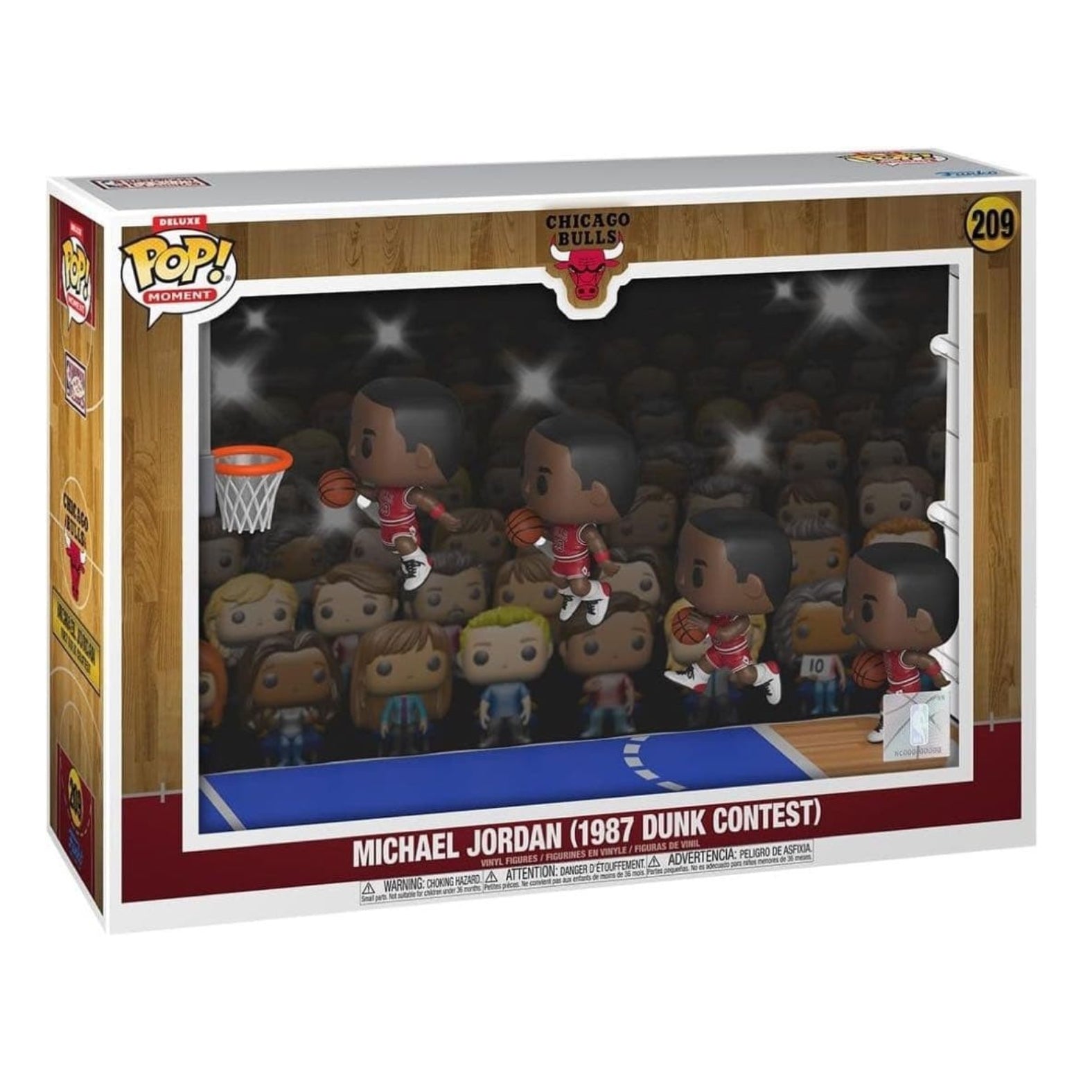 FUNKO POP! MOMENT NBA BASKETBALL CHICAGO BULLS MICHAEL JORDAN 1987 DUNK CONTEST no209