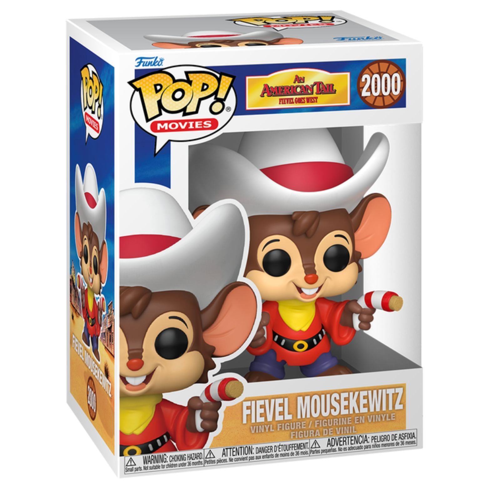 FUNKO POP! MOVIES AN AMERICAN TAIL: FIEVEL GOES WEST FIEVEL MOUSEKEWITZ no2000