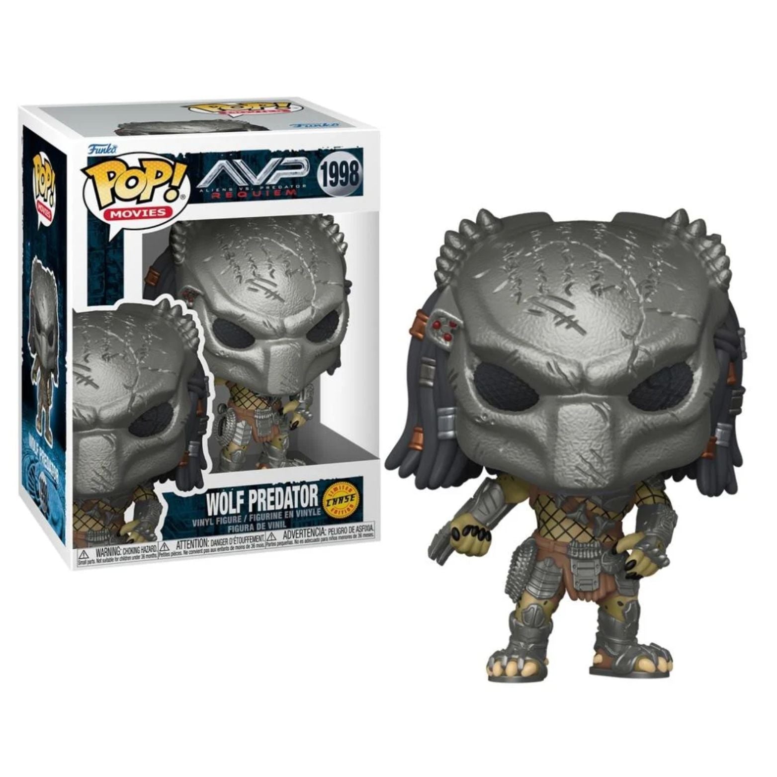 FUNKO POP! MOVIES AVP ALIENS VS. PREDATOR PREQUIEM WOLF PREDATOR CHASE no1998