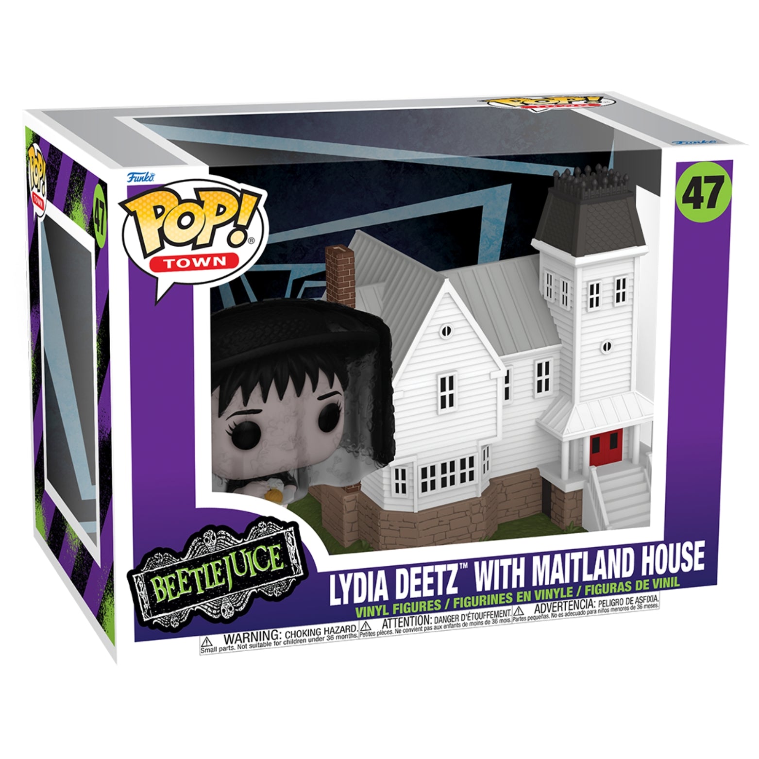 FUNKO POP! MOVIES BEETLEJUICE LYDIA DEETZ WITH MAITLAND HOUSE no47