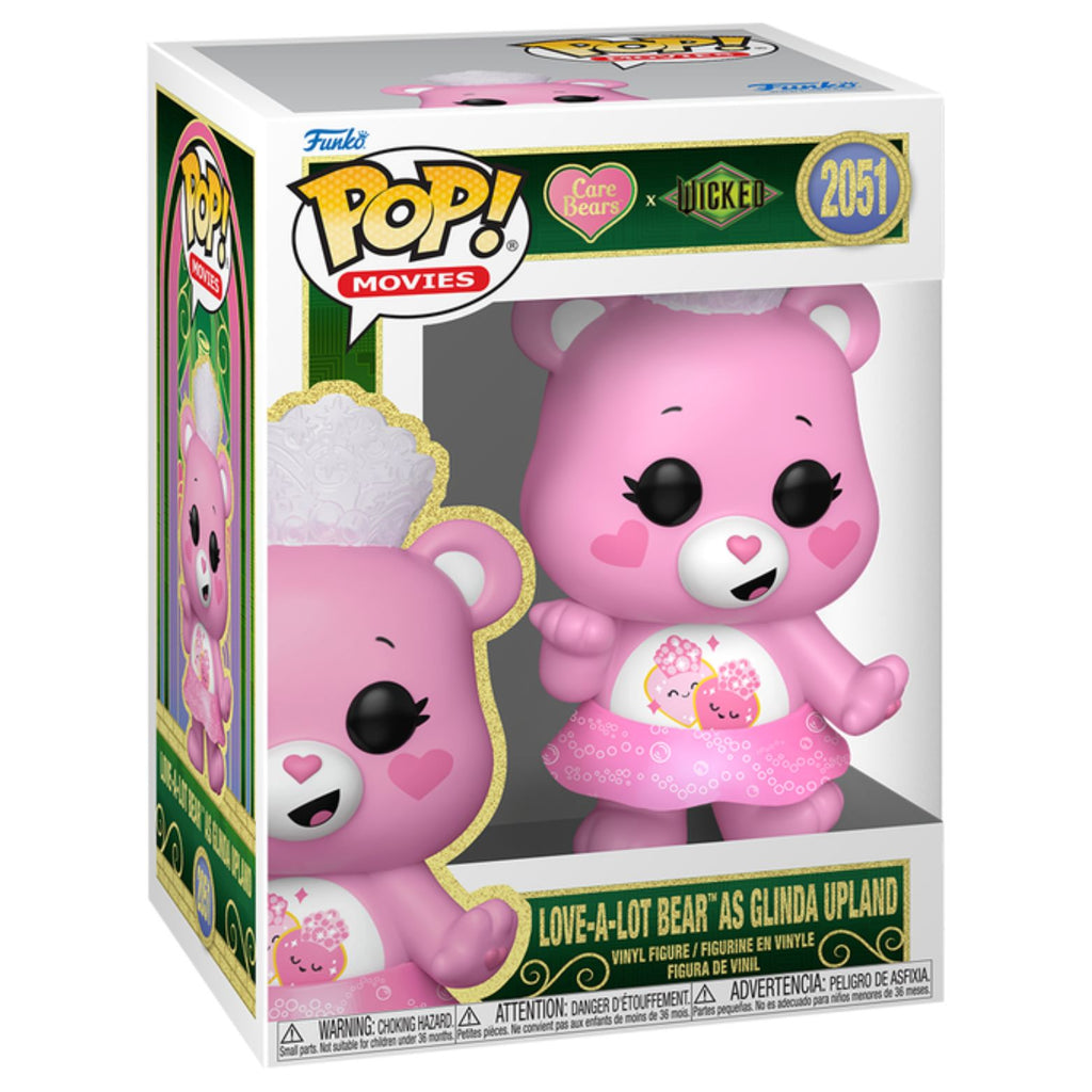 FUNKO POP! MOVIES CARE BEARS X WICKED LOVE-A-LOT BEAR AS GLINDA UPLAND no2051