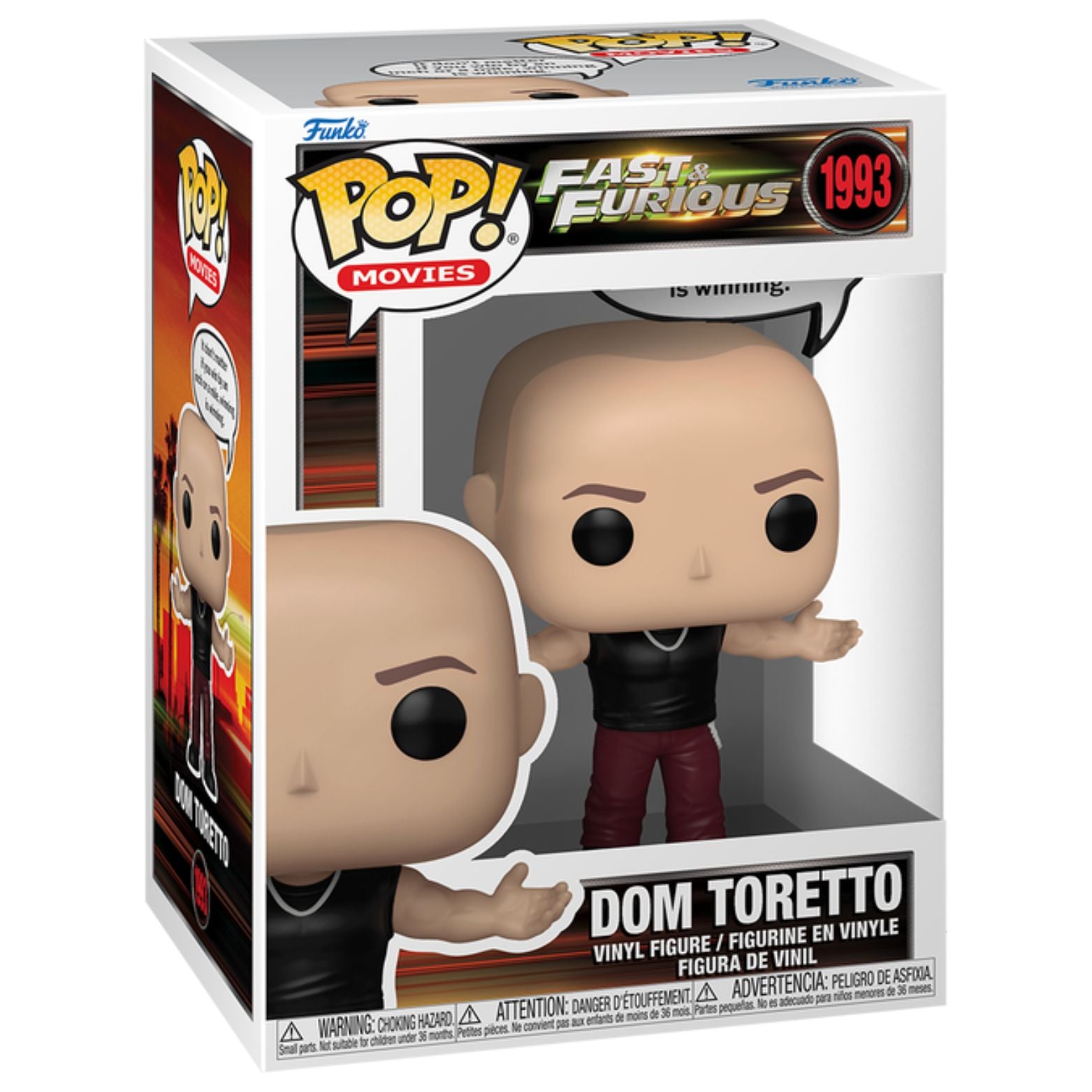 FUNKO POP! MOVIES FAST & FURIOUS DOM TORETTO no1993