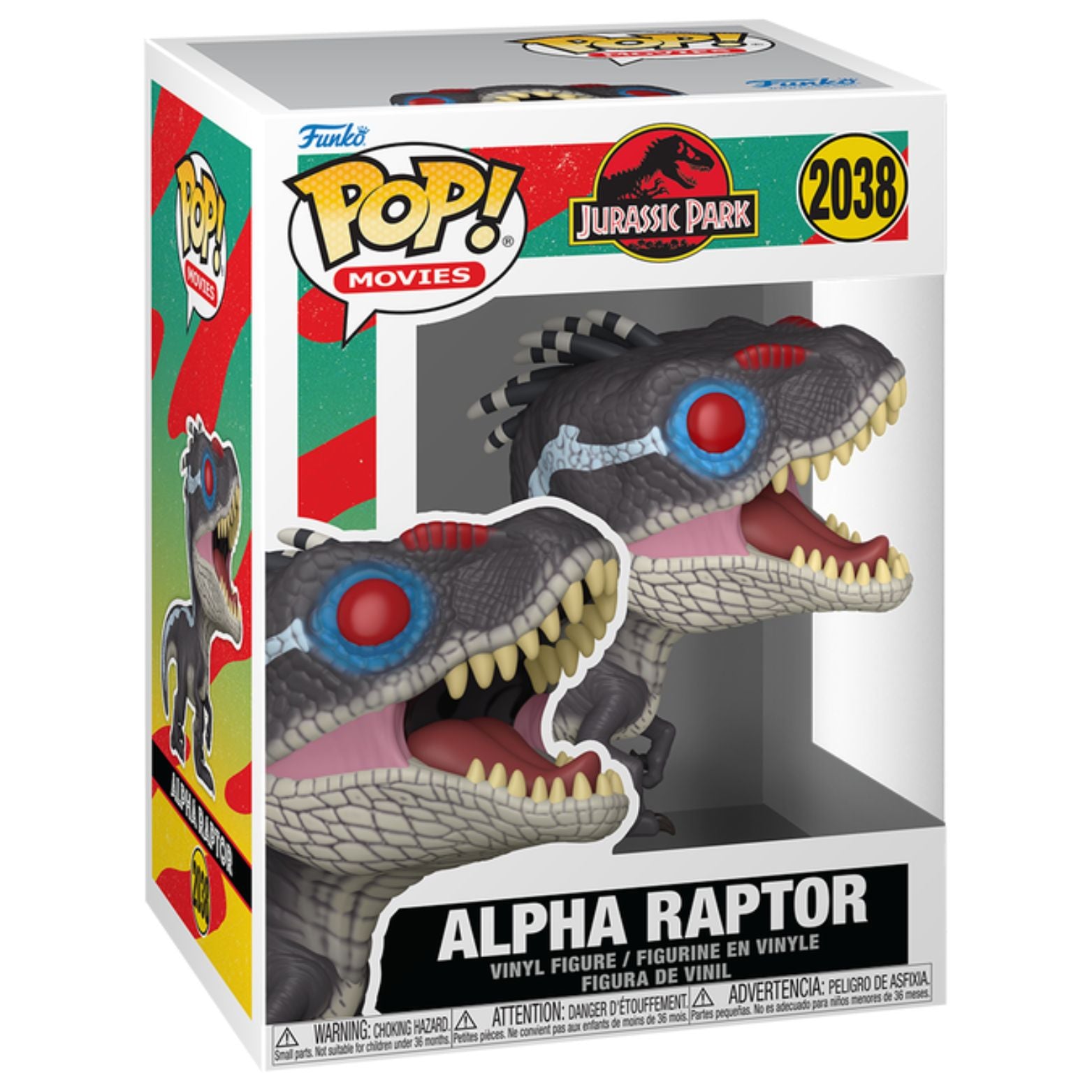 FUNKO POP! MOVIES JURASSIC PARK ALPHA RAPTOR no2038