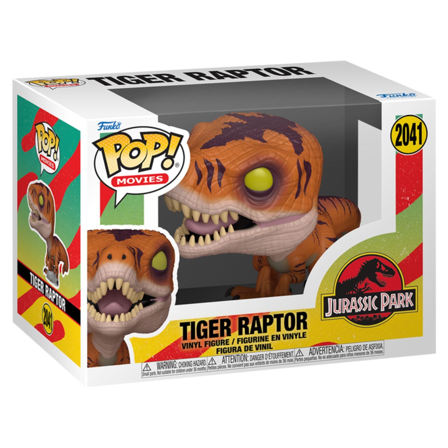 FUNKO POP! MOVIES JURASSIC PARK TIGER RAPTOR no2041