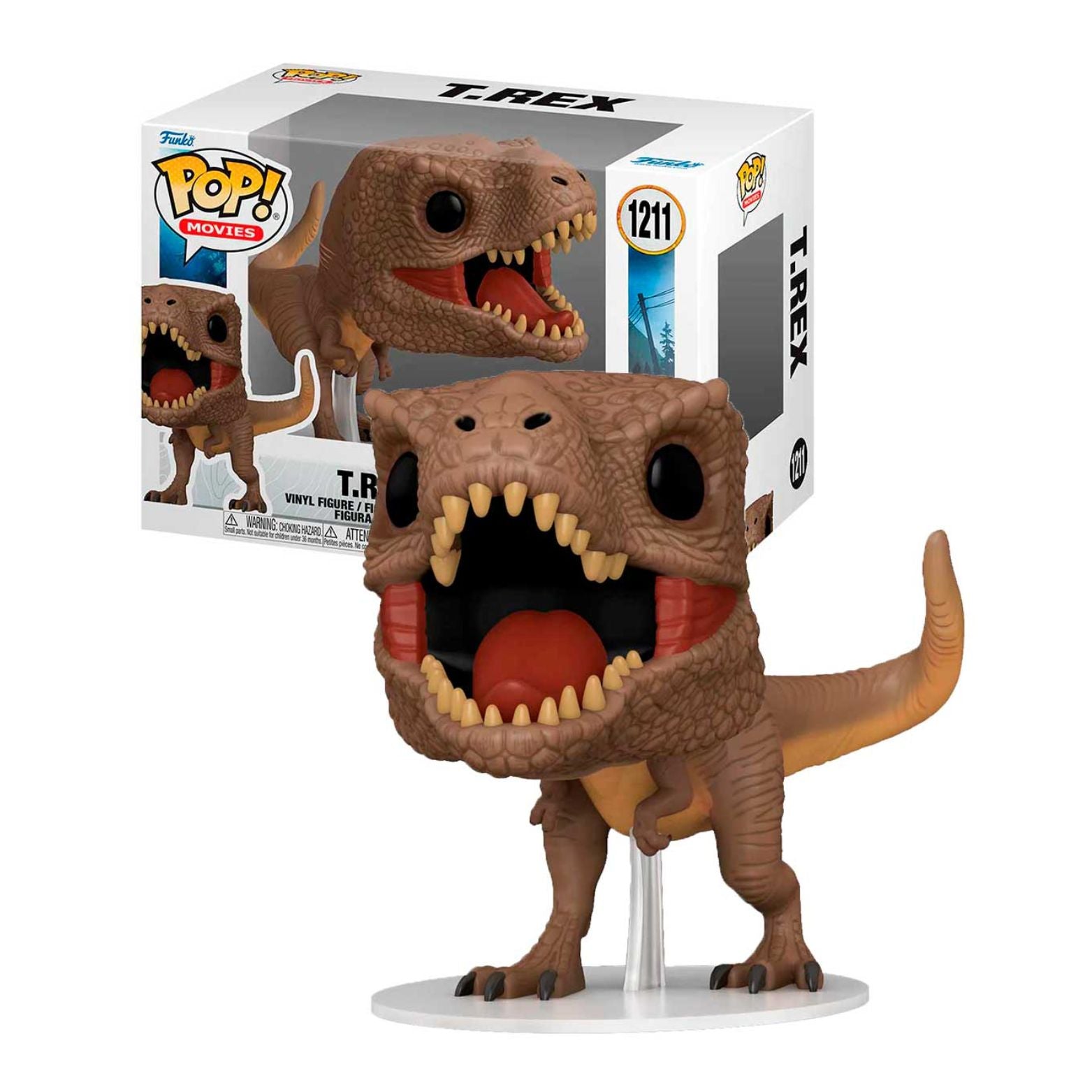 FUNKO POP! MOVIES JURASSIC WORLD VELOCIRAPTORS T.REX no1211