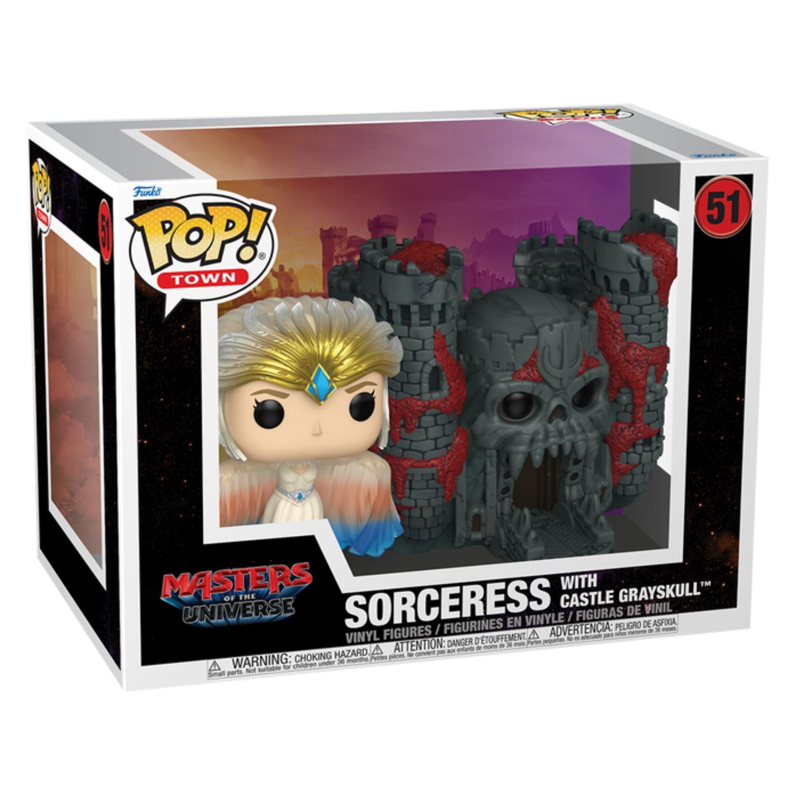 FUNKO POP! MOVIES MASTERS OF THE UNIVERSE SORCERESS WITH CASTLE GRAYSKULL no51