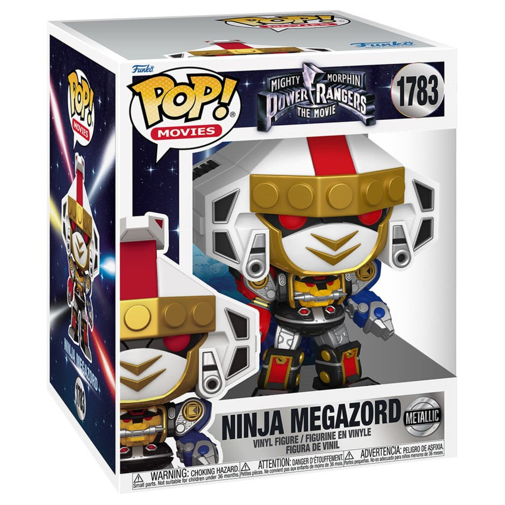 FUNKO POP! MOVIES MIGHTY MORPHIN POWER RANGERS THE MOVIE NINJA MEGAZORD METALLIC no1783