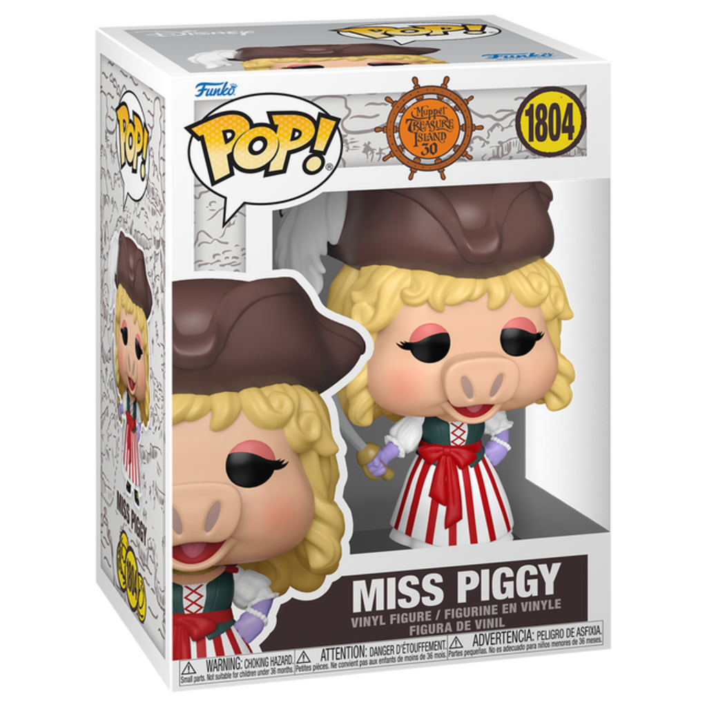FUNKO POP! MOVIES MUPPET TREASUE ISLAND 30 MISS PIGGY no1804