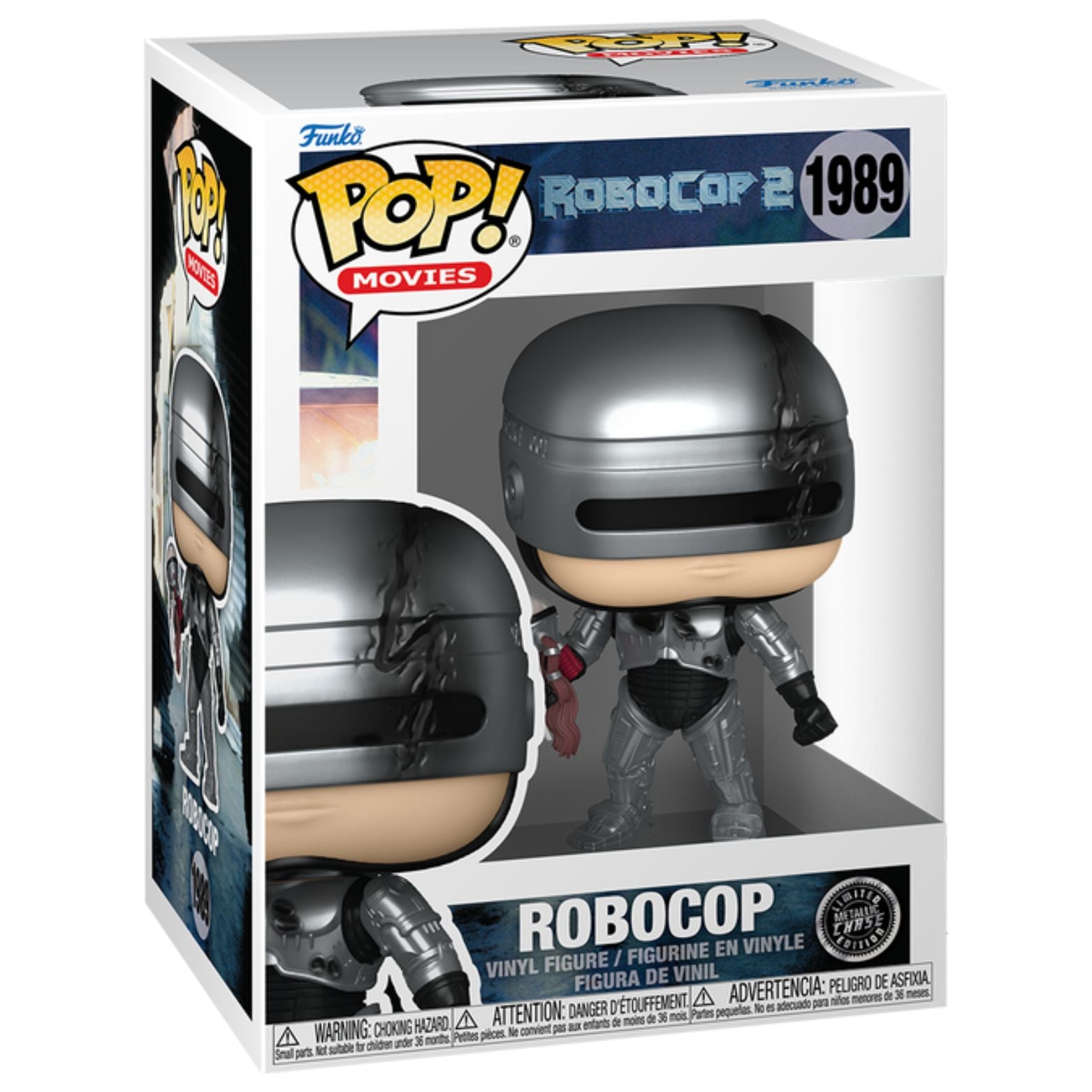 FUNKO POP! MOVIES ROBOCOP 2 ROBOCOP METALLIC CHASE no1989