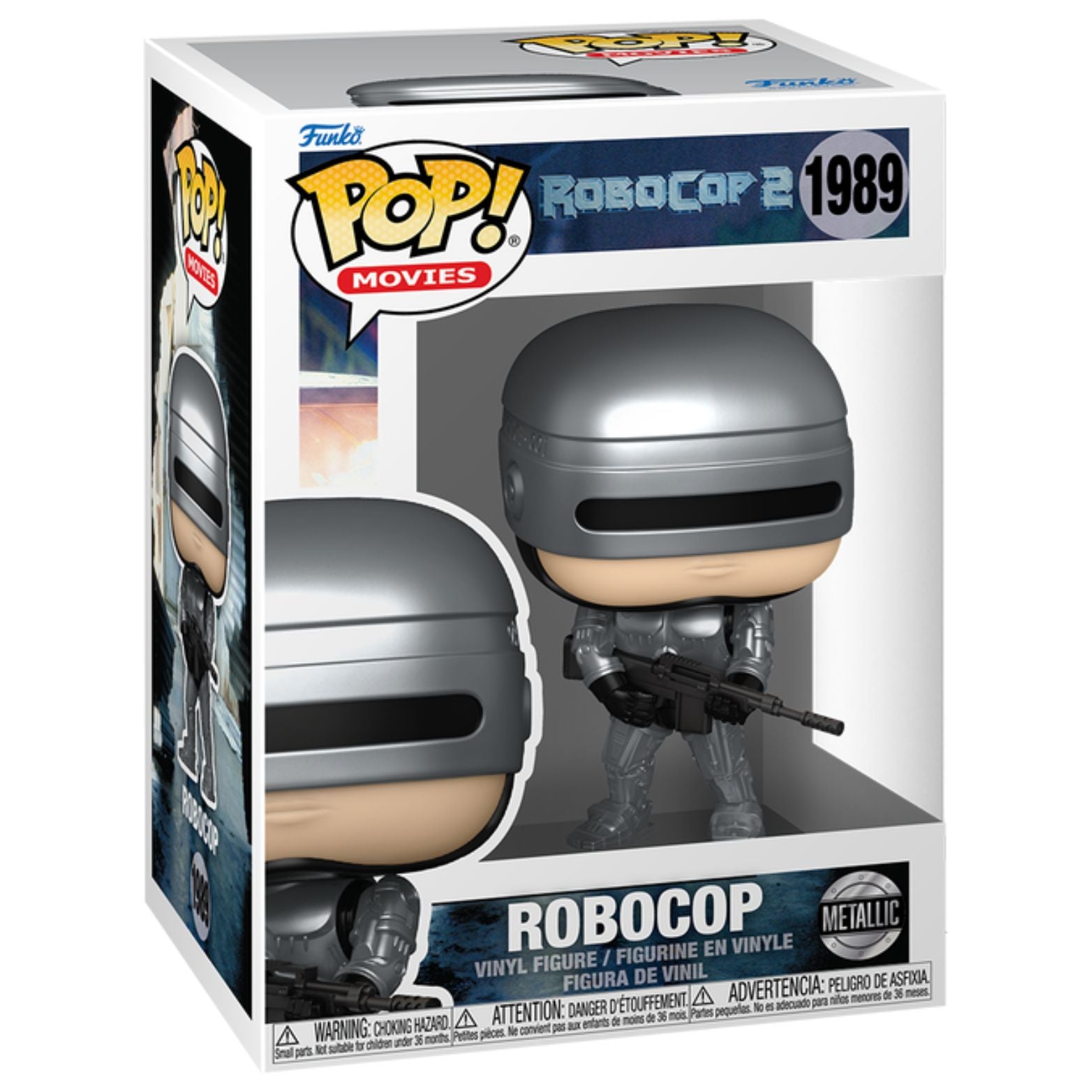FUNKO POP! MOVIES ROBOCOP 2 ROBOCOP METALLIC no1989