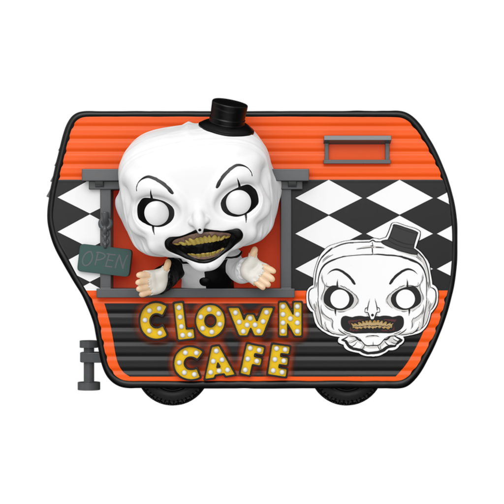 FUNKO POP! MOVIES TERRIFIER ART WITH CLOWN CAFE no149