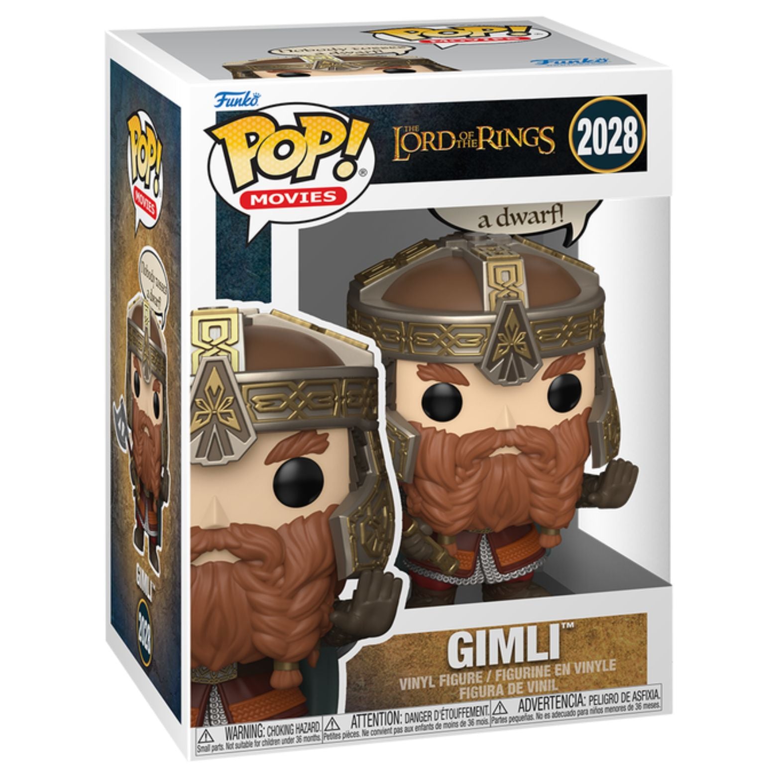 FUNKO POP! MOVIES THE LORD OF THE RINGS GIMLI no2028