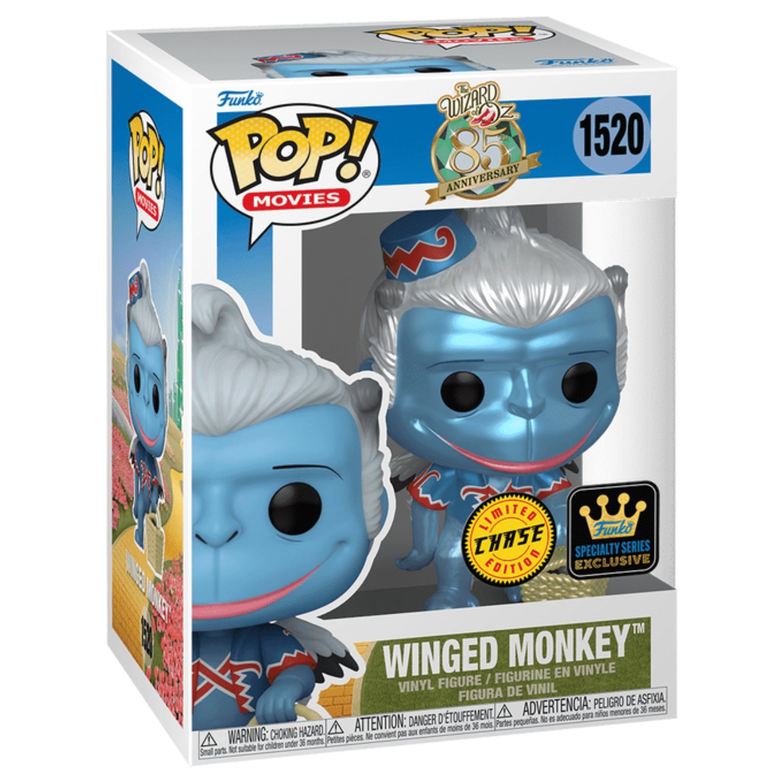 FUNKO POP! MOVIES THE WIZARD OF OZ 85 ANNIVERSAY WINGED MONKEY CHASE no1520