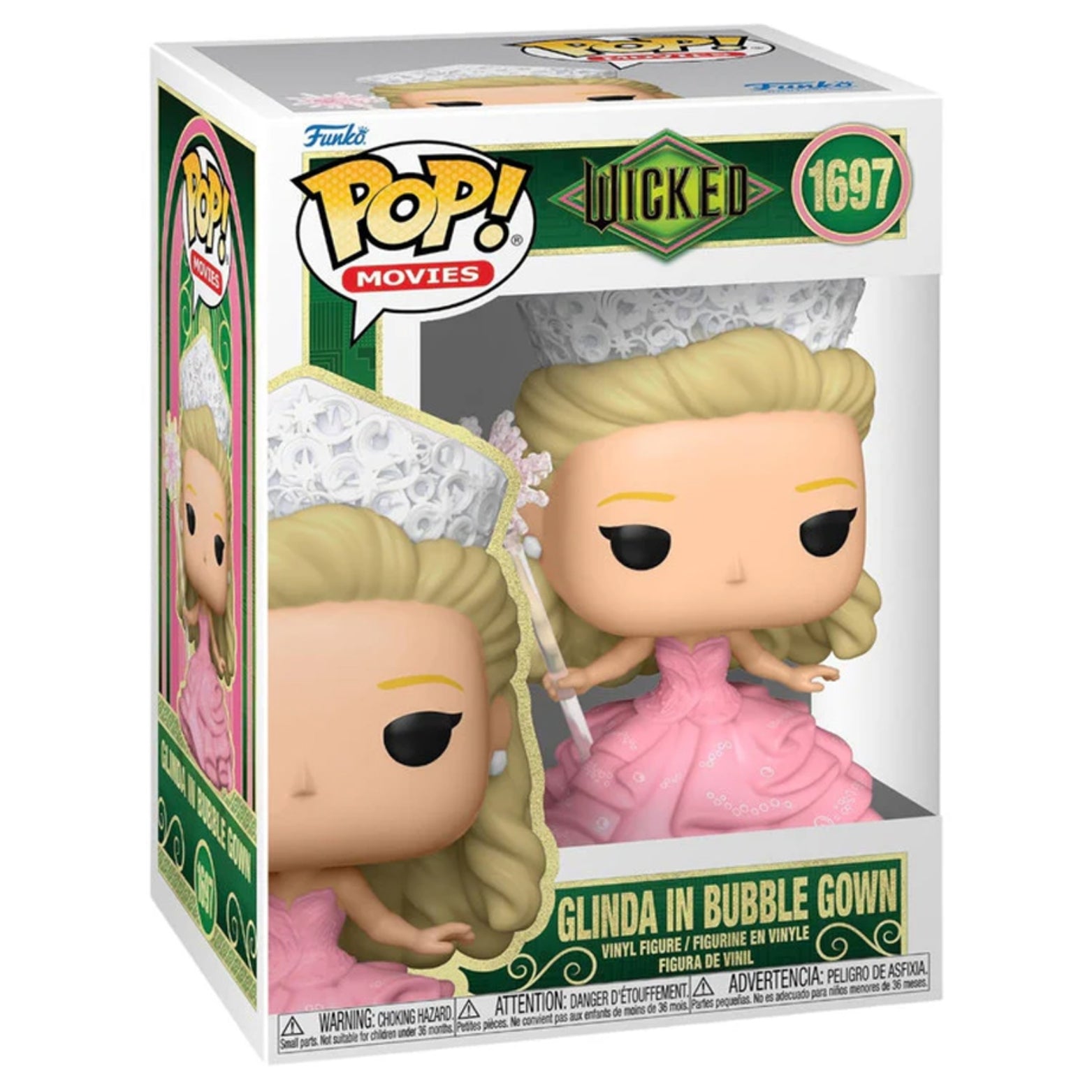 FUNKO POP! MOVIES WICKED GLINDA IN BUBBLE GOWN no1697