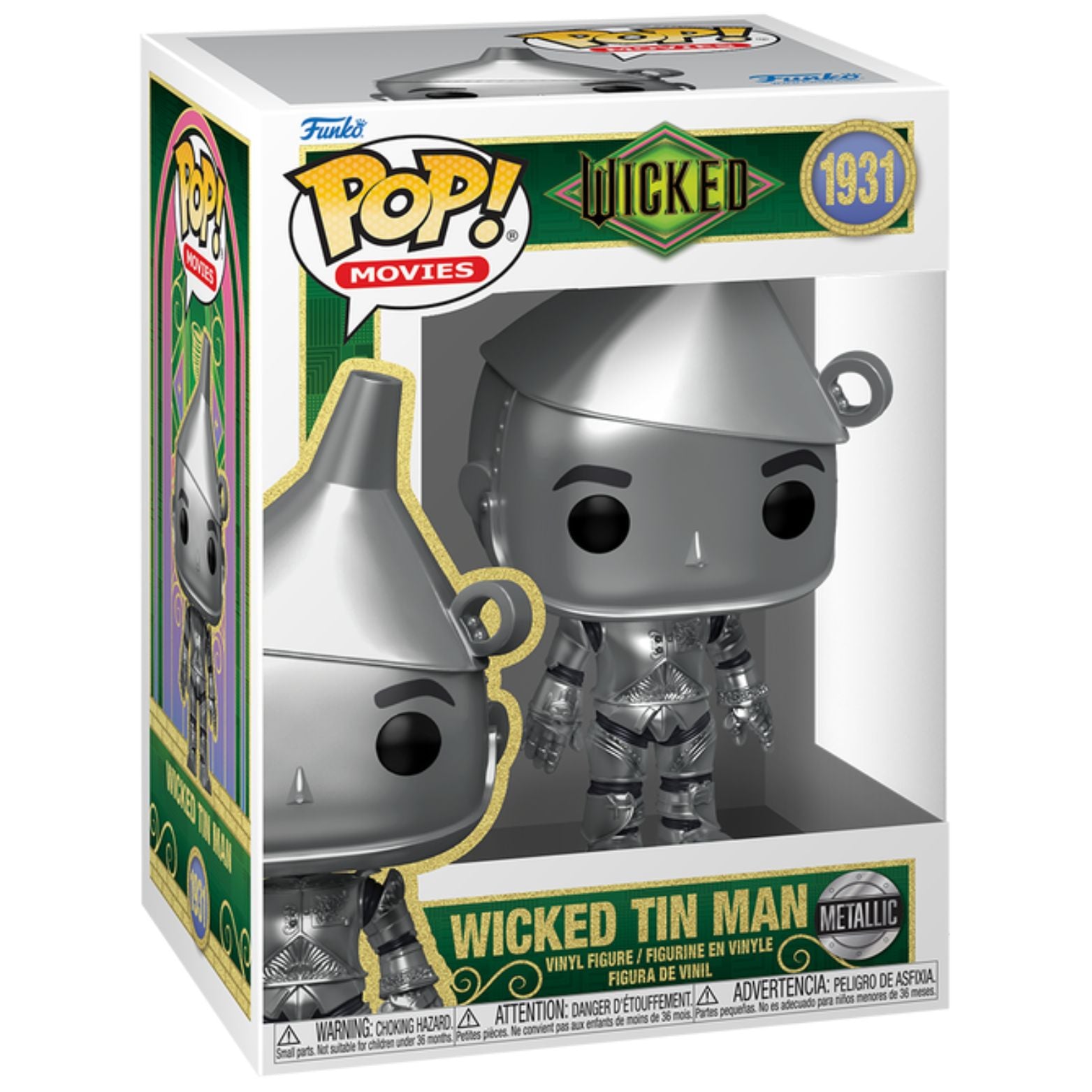 FUNKO POP! MOVIES WICKED WICKED TIN MAN METALLIC no1931