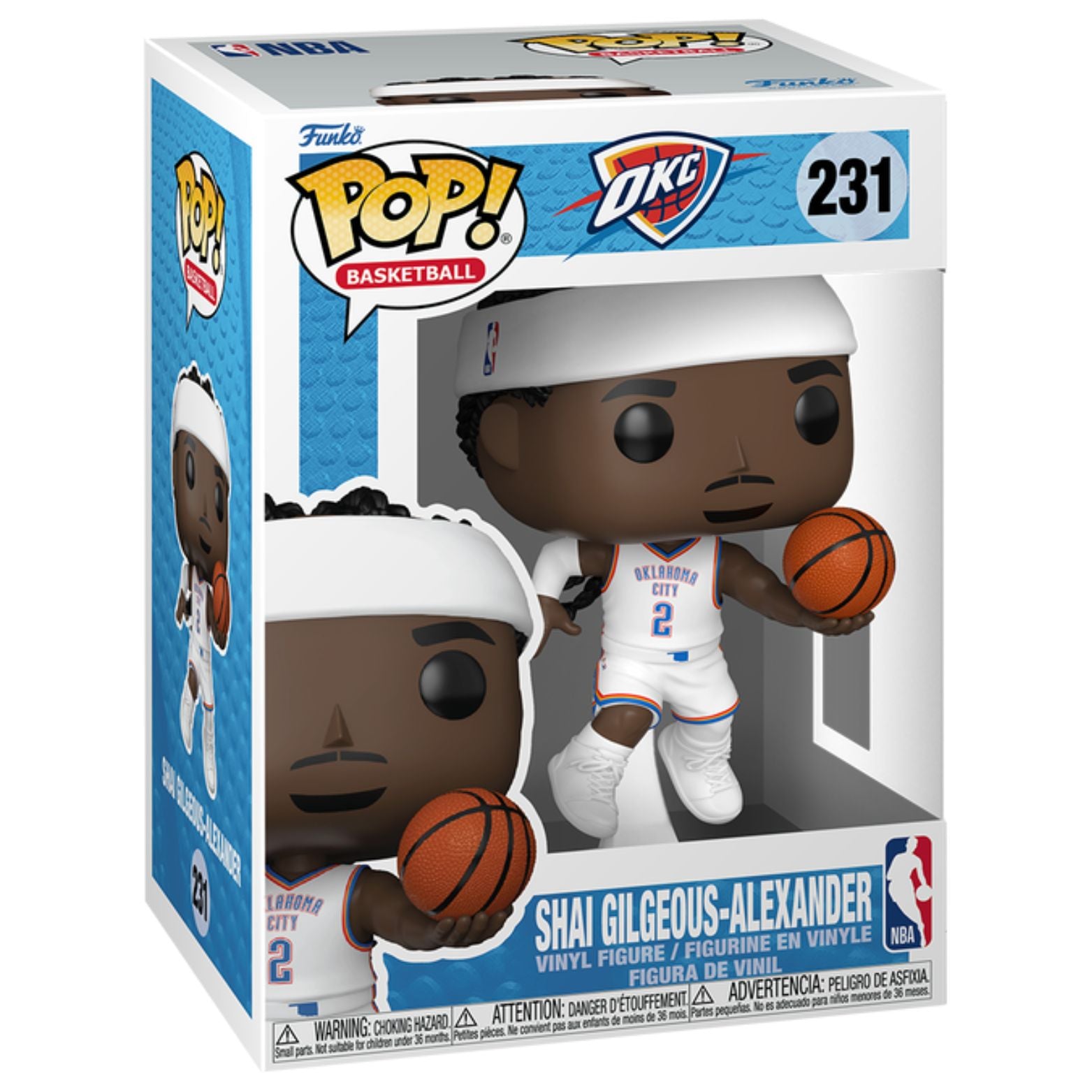 FUNKO POP! NBA BASKETBALL OKC SHAI GILGEOUS-ALEXANDER no231