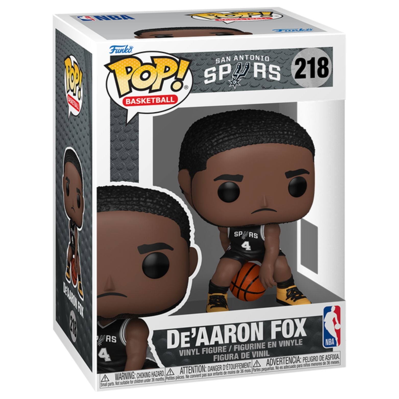 FUNKO POP! NBA BASKETBALL SAN ANTONIO SPURS DE'AARON FOX no218