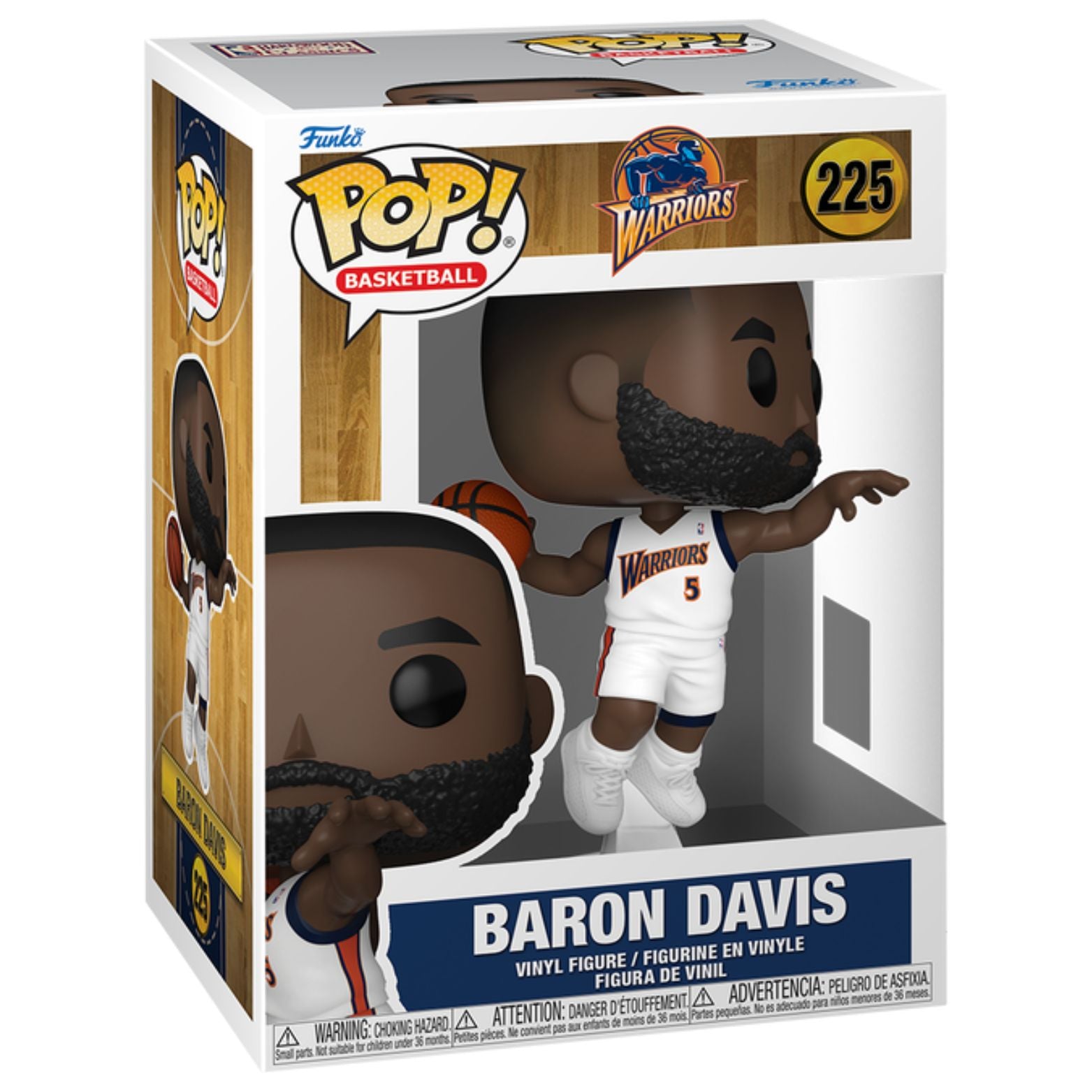 FUNKO POP! NBA BASKETBALL WARRIORS BARON DAVIS no225