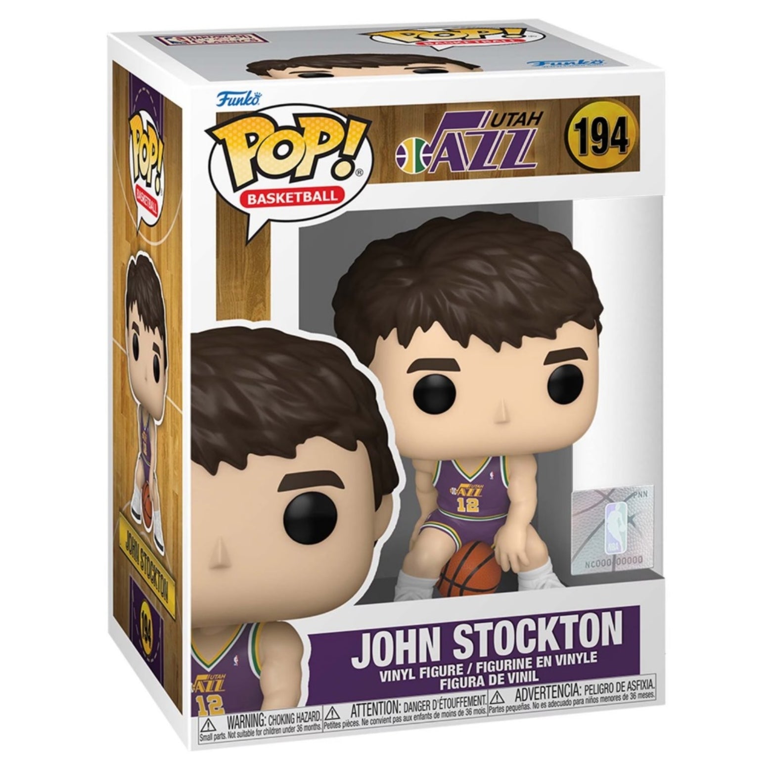FUNKO POP! NBA DALLAS JAZZ UTAH JOHN STOCKTON no194