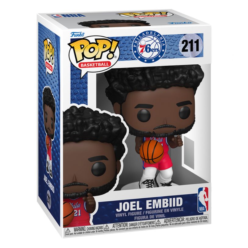 FUNKO POP! NBA PHILADELPHIA 76ERS JOEL EMBIID no211