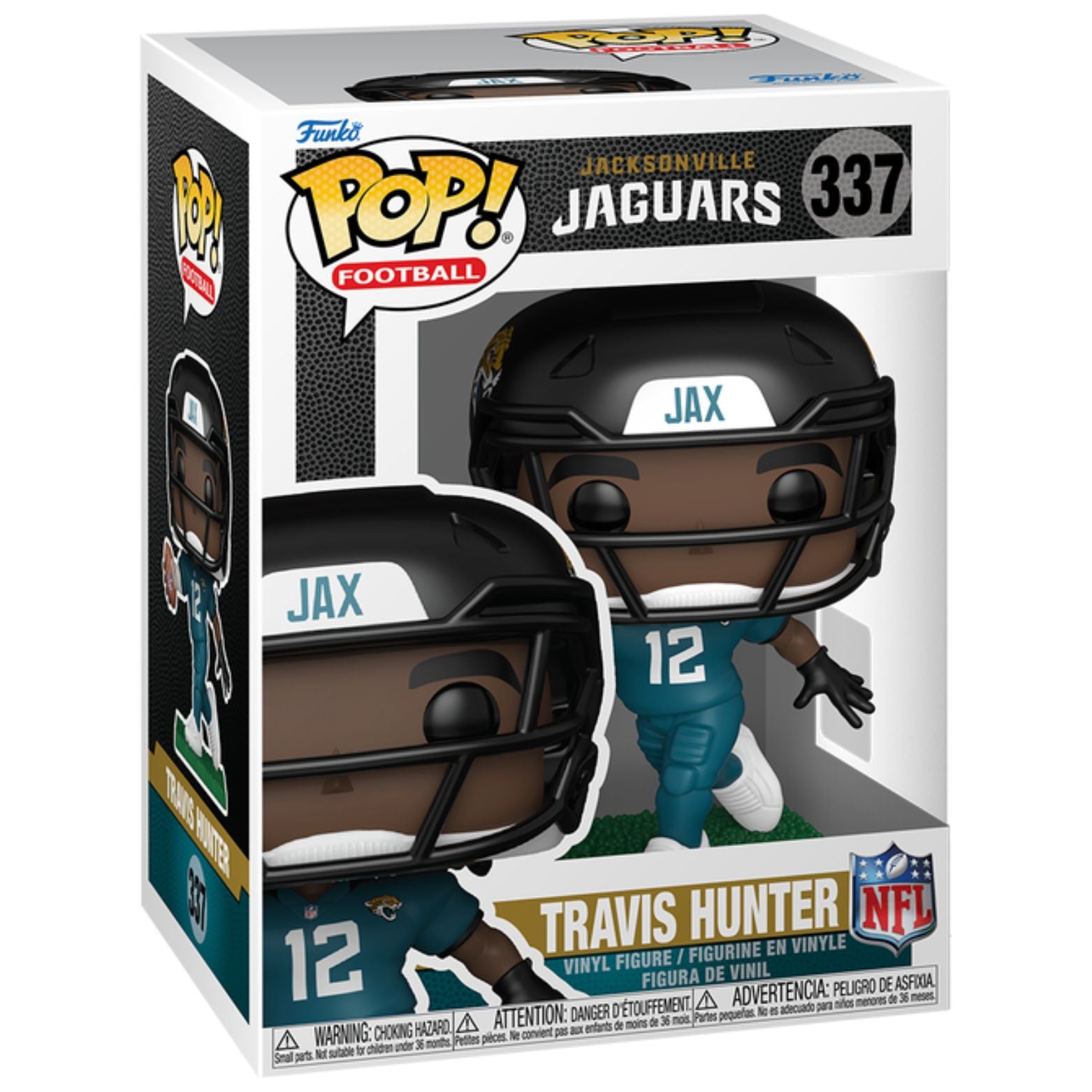 FUNKO POP! NFL FOOTBALL JACKSONVILLE JAGUARS TRAVIS HUNTER no337