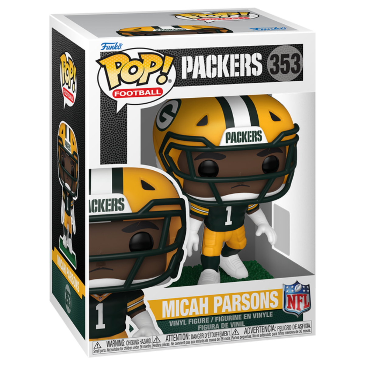 FUNKO POP! NFL FOOTBALL PACKERS MICAH PARSONS no353