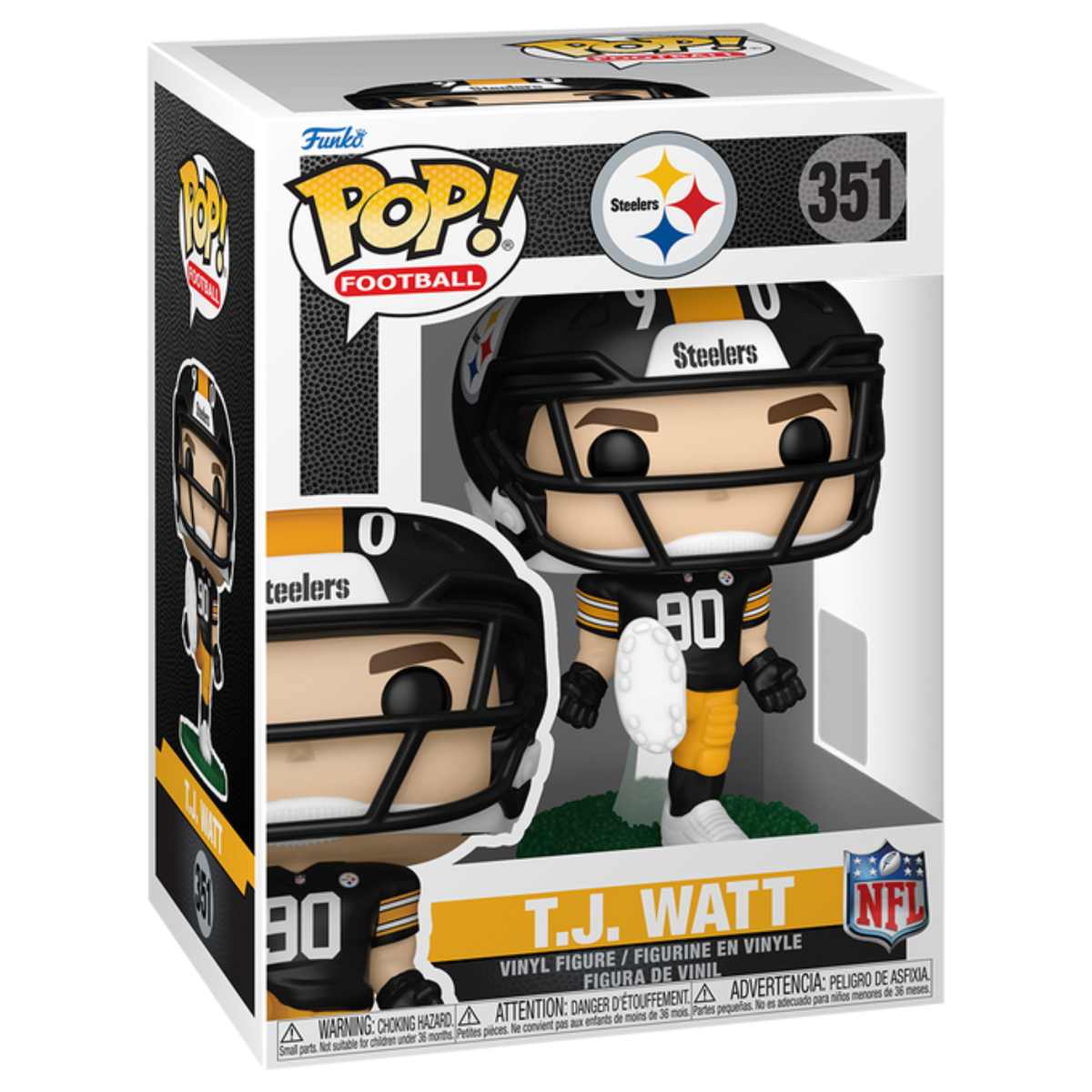 FUNKO POP! NFL FOOTBALL STEELERS T.J. WATT no351