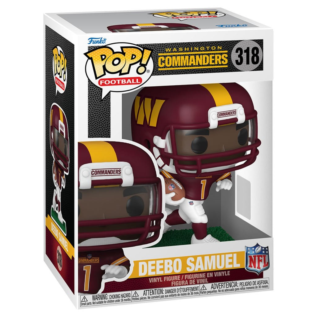 FUNKO POP! NFL FOOTBALL WASHINGTON COMMANDERS DEEBO SAMUEL no318