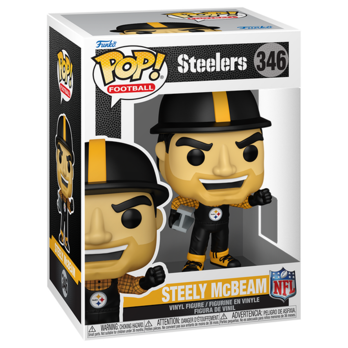FUNKO POP! NFL MASCOTS STEELERS STEELY McBEAM no346