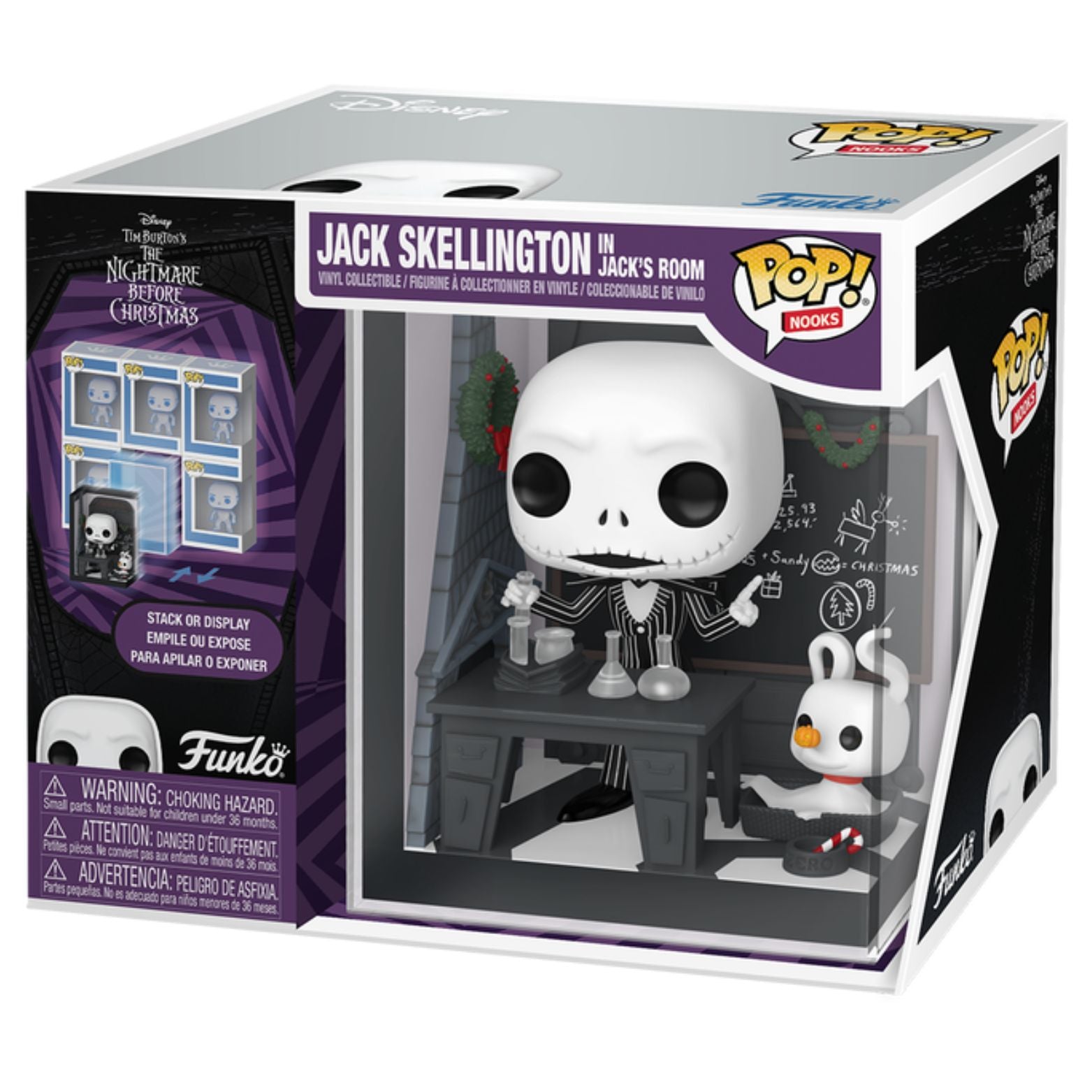 FUNKO POP! NOOKS DISNEY THE NIGHTMARE BEFORE CHRISTMAS JACK SKELLINGTON'S ROOM