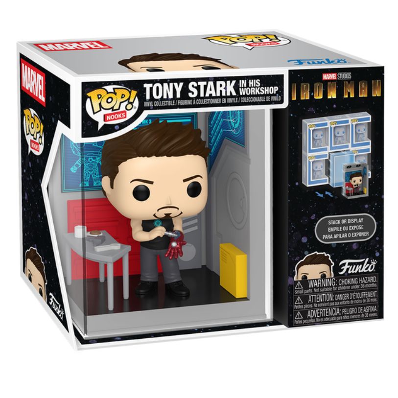 FUNKO POP! NOOKS MARVEL TONY STARK IN HIS WORKSHOP