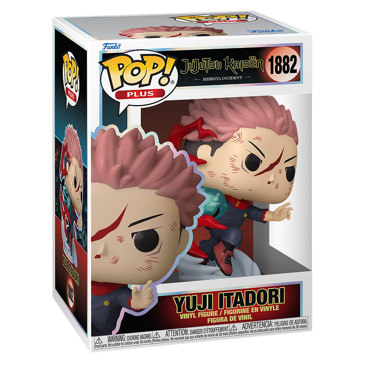 FUNKO POP! PLUS ANIMATION JUJUTSU KAISEN YUJI ITADORI no1882