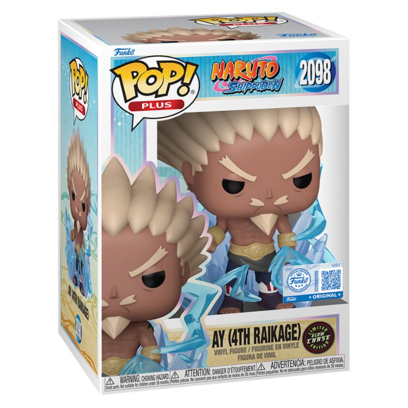 FUNKO POP! PLUS ANIMATION NARUTO SHIPPUDEN AY (4TH RAIKAGE) LIMITED GLOW CHASE EDITION no2098