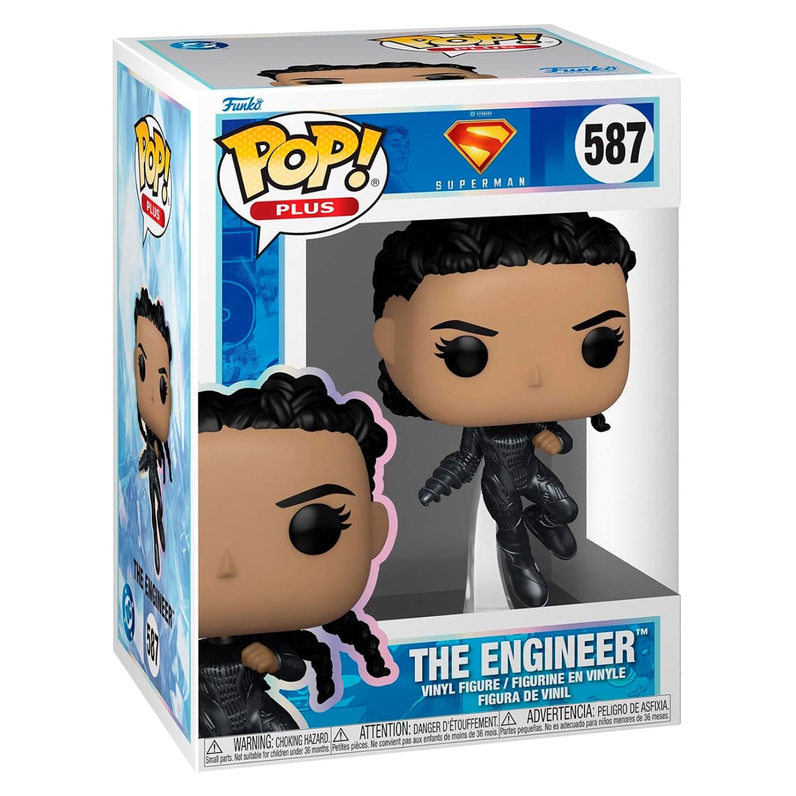 FUNKO POP! PLUS DC HEROES SUPERMAN THE MOVIE THE ENGINEER no587