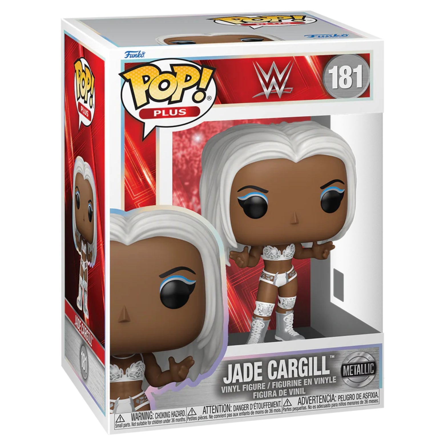 FUNKO POP! PLUS WWE JADE CARGILL METALLIC no181