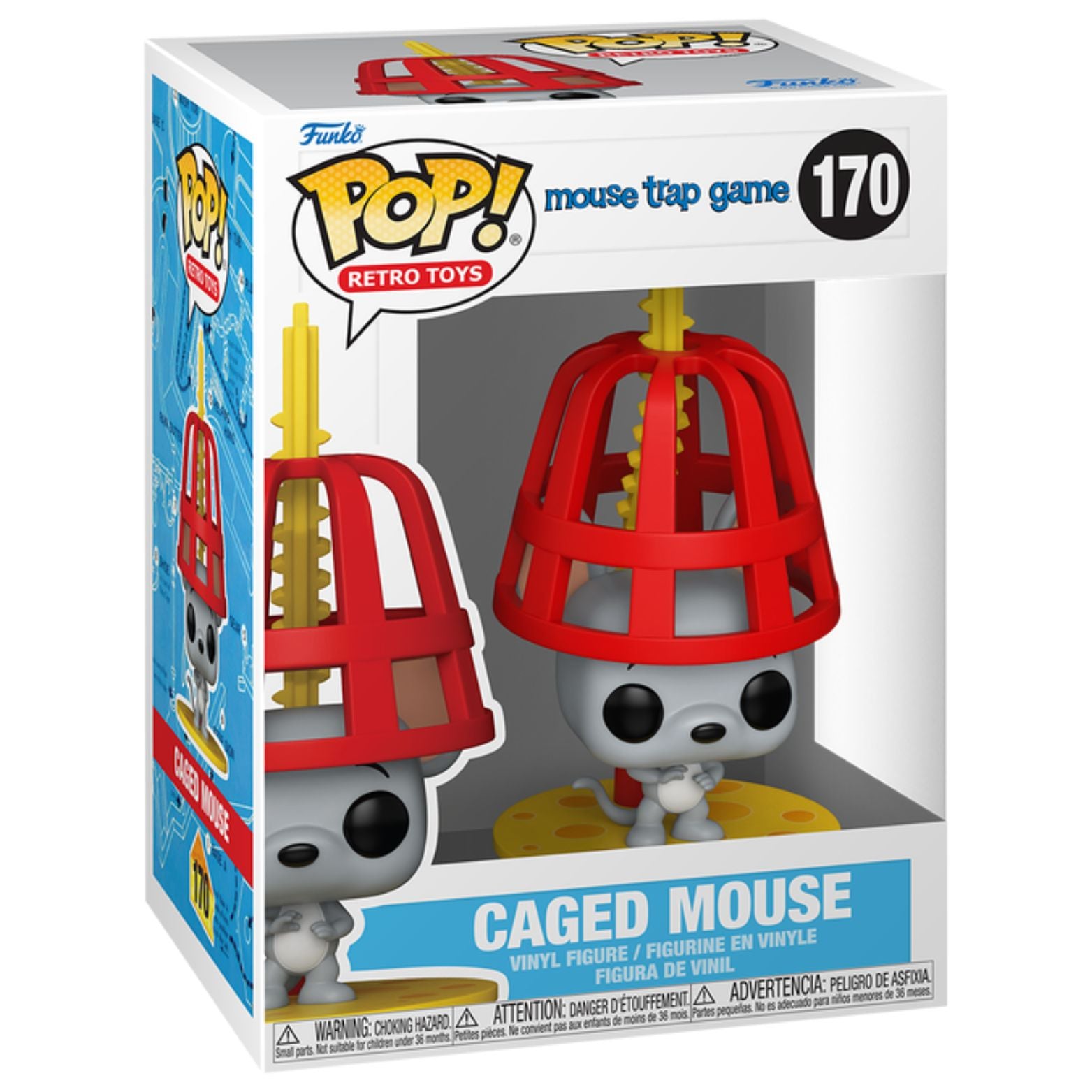 FUNKO POP! RETRO TOYS MOUSE TRAP GAME CAGED MOUSE no170