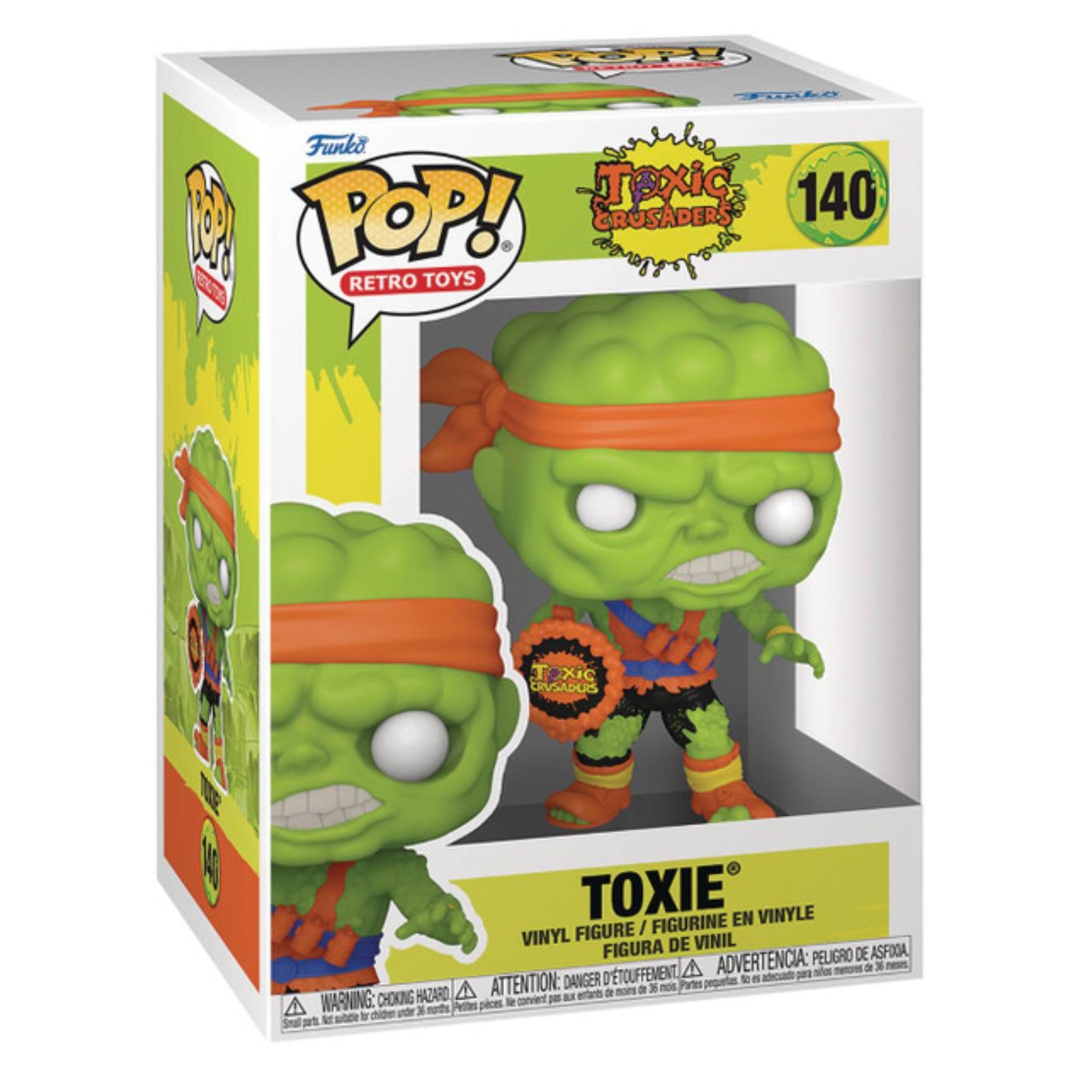 FUNKO POP! RETRO TOYS TOXIC CRUSADERS TOXIE no140