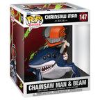 FUNKO POP! RIDES ANIMATION CHAINSAW MAN THE MOVIE REZE ARC CHAINSAW MAN & BEAM no147
