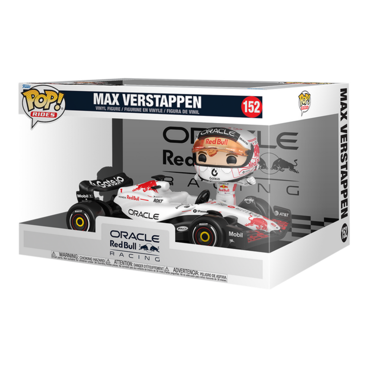 FUNKO POP! RIDES RACING MAX VERSTAPPEN WHITE no152