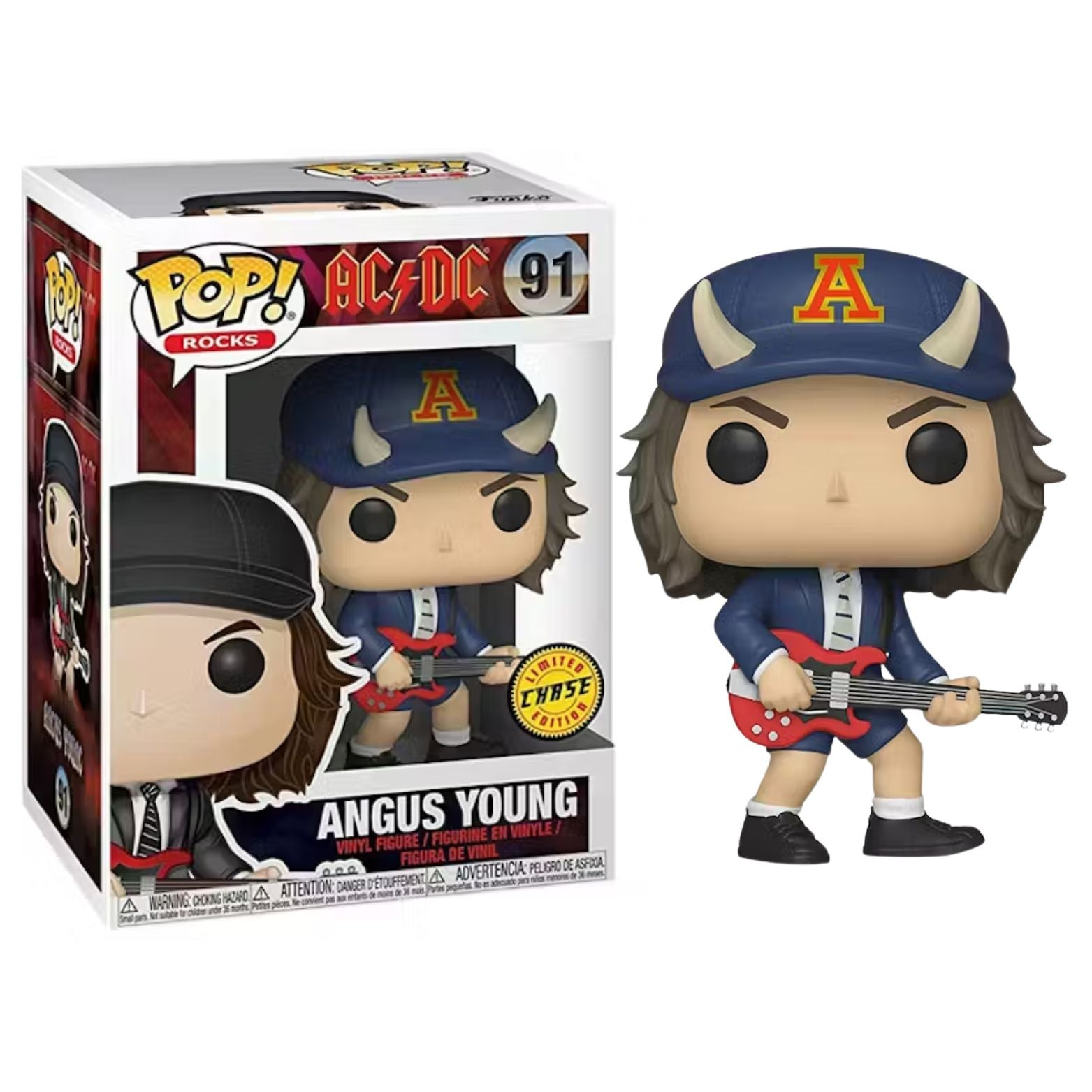 FUNKO POP! ROCKS AC/DC ANGUS YOUNG CHASE no91