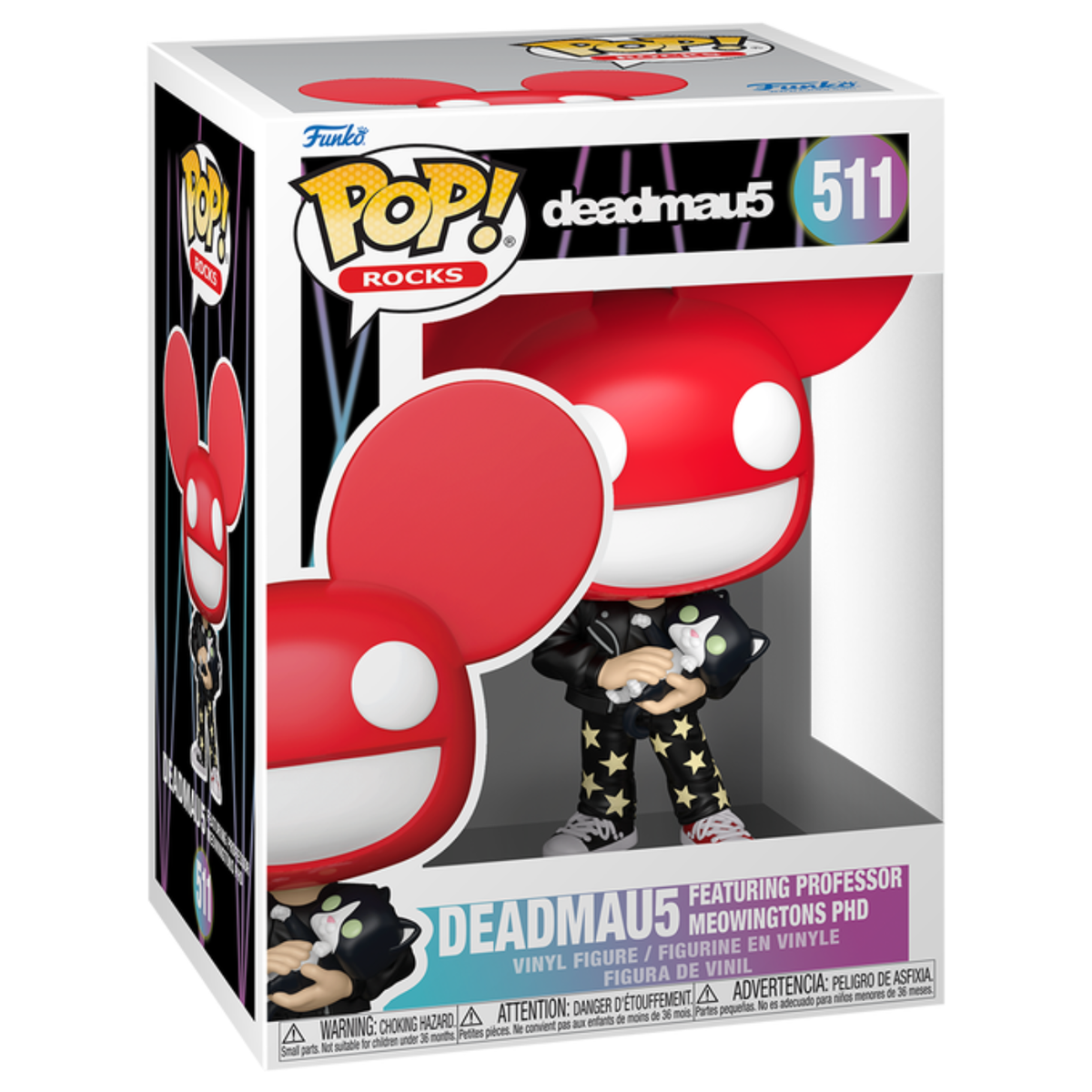 FUNKO POP! ROCKS DEADMAU5 FEATURING PROFESSOR MEOWINGTONS PHD no511