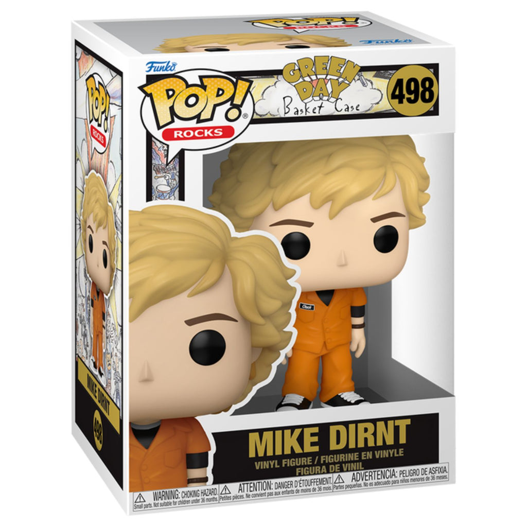 FUNKO POP! ROCKS GREEN DAY BASKET CASE MIKE DIRNT no498