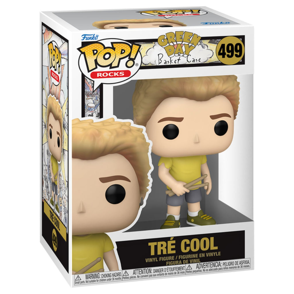 FUNKO POP! ROCKS GREEN DAY BASKET CASE TRÉ COOL no499