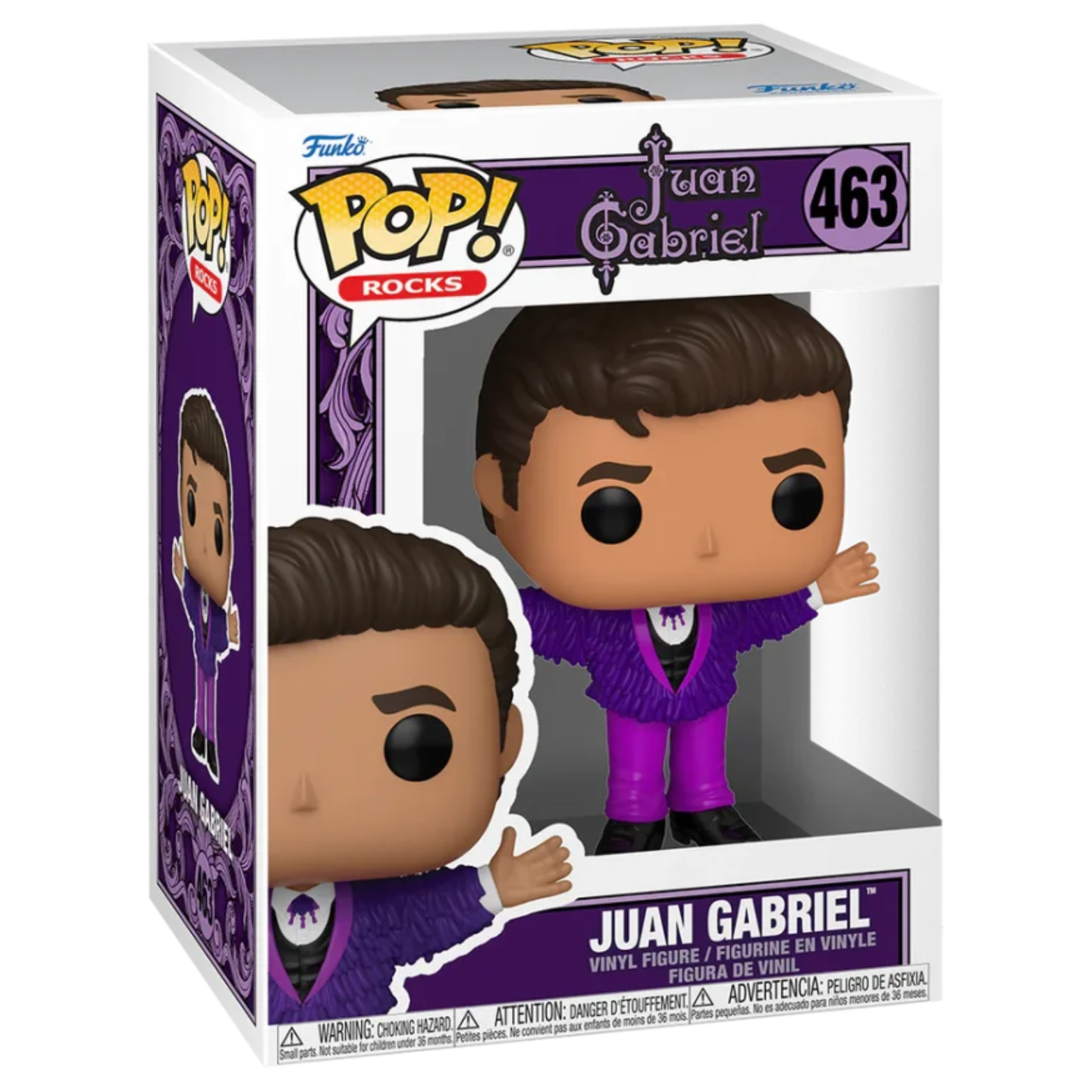 FUNKO POP! ROCKS JUAN GABRIEL PURPLE OUTFIT no463